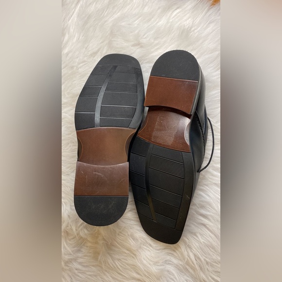 Via Europa Troy Black Leather Bicycle Toe Oxford Lace - Picture 5 of 9